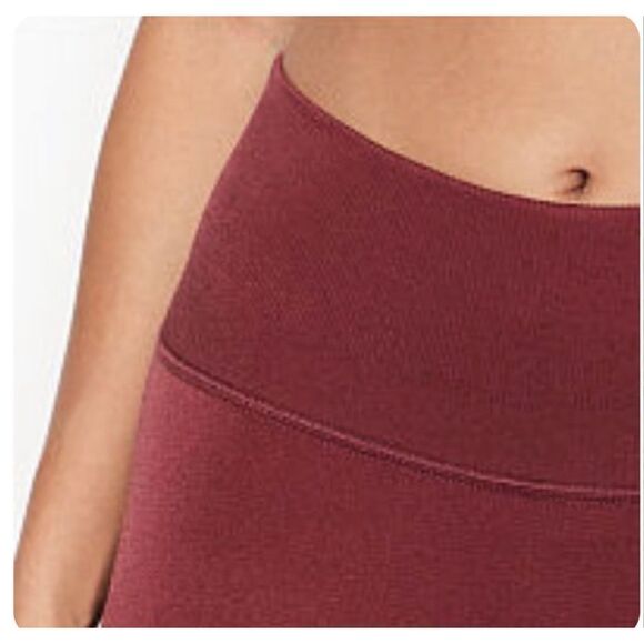 Victorias Secret Sport Seamless High Rise Red Currant Tights Size XS - Picture 2 of 6